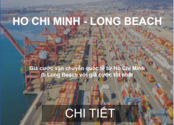Cước Tàu Biển Hàng Hóa Từ Hồ Chí Minh Đi Long beach, Oakland, Seattle, Mỹ